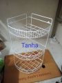 Maximize Your Kitchen Space With The 3 Steps Hanging Corner Storage Rack Organizer - Convenient And Practical Storage Solution.