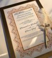 Customized Nikkah Contract Frame | Nikkah Contract | Bride Groom Thumbprint |. 