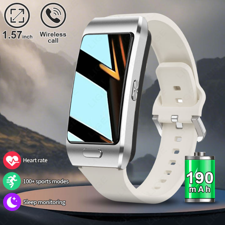 New LIGE 2 in 1 Smart Watch Man With Earbuds smartwatch TWS Bluetooth Earphone Music Heart Rate Health Monitor Sports SmartWatch