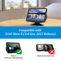 SPORTLINK Table Holder for Echo Show 8 3rd Generation 2023 Magnetic Stand Adjustable Tilt Angle Anti Slip Base Accessories Black.