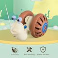 1 PCS Rope Assembly Pull Thread Snail Children's Puzzle Assembly Rattle Baby Outdoor Toddler Toy Children's Gift.