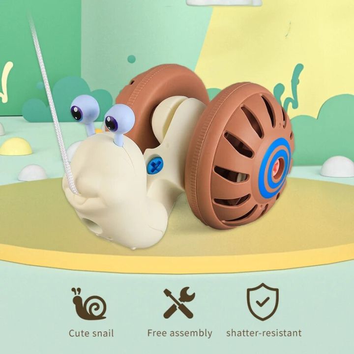 1%20PCS%20Rope%20Assembly%20Pull%20Thread%20Snail%20Children's%20Puzzle%20Assembly%20Rattle%20Baby%20Outdoor%20Toddler%20Toy%20Children's%20Gift%20-%20Image%206