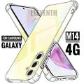 Silicone Shockproof Clear Back Cover for Samsung Galaxy M14 4G and A05s. 