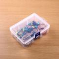 1pcs Transparent Plastic Storage Boxes For Jewelry Hardware Accessories Small Items for DIY Jewelry Beads Crafts Container Box. 