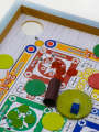 Carrom board 20 × 20 inches high quality 2 in 1 ludo + carrom board. 