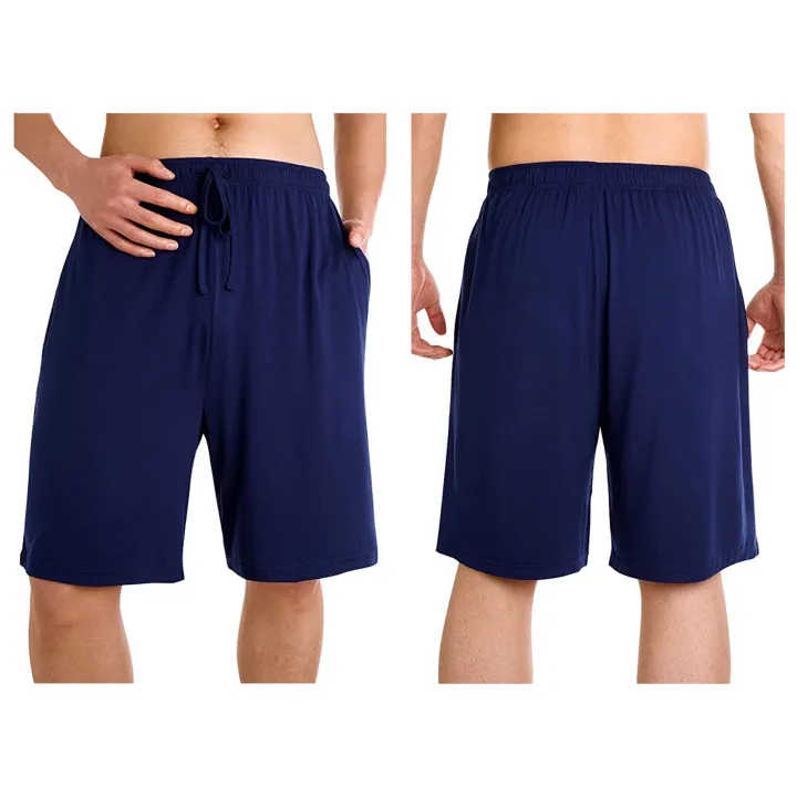 Men's%20No%20Pocket%20Summer%20Sleeping%20Shorts/%201%20Piece/%20Premium%20Cotton%20Half%20Pant%20For%20Teens%20-%20Image%205