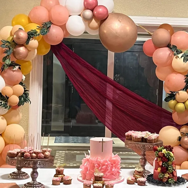 Burgundy%20Table%20Runner%20Cheesecloth%20Gauze%20Rustic%20Boho%20Cheese%20Cloth%20Table%20Runner%20Wedding%20Bridal%20Shower%20Birthday%20Party%20Decorations%20-%20Image%203