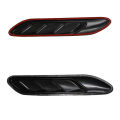 2pcs Car Air Intake for Chest Side Outlet Strip Waterproof Shark for BMW Audi Auto Tuning Supplies Gill-shaped Capo Accessories. 