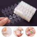 24pc Double Sided Adhesive Tape Glue Sticker False Nail Glue For Fake Nails Tips Clear Jelly Gel Pad Press On Nails. 