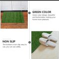 Non-Slip Artificial Grass Door Mat - Indoor/Outdoor Rug for Home or Pets. 