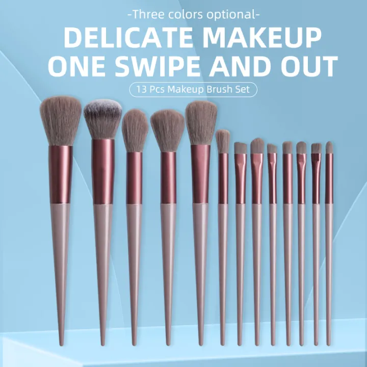 13pcs%20Makeup%20Brushes%20Cosmetic%20Full%20Set%203%20Colors%20Soft%20Hair%20Female%20Make%20Up%20Tools%20Foundation%20Brush%20Eyeshadow%20Complete%20Kit%20-%20Image%202