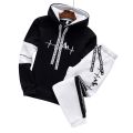 2024 Mens Tracksuit Casual Classic Hooded Sweatshirt Jogging Clothing High Quality Simplicity Versatile Printing Tops Pants Suit.