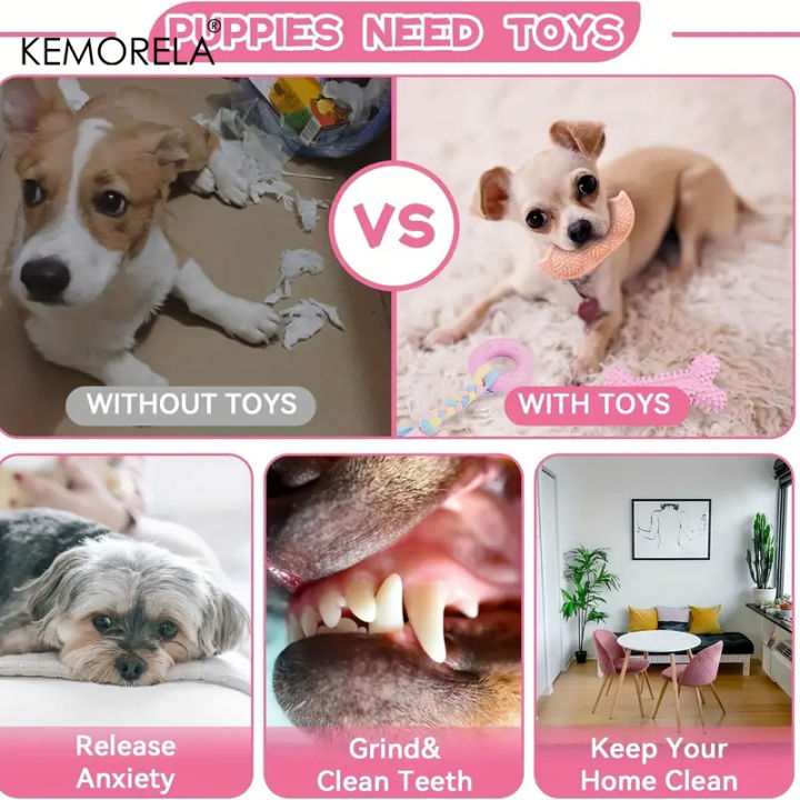 6%20PCS%20Dog%20Chew%20Toys%20For%20Cleaning%20Teeth%20%20Soft%20Rubber%20Bone%20Funny%20Ball%20Interactive%20Donut%20Treat%20Set%20For%20Small%20Medium%20Dogs%20Pet%20Gifts%20-%20Image%204
