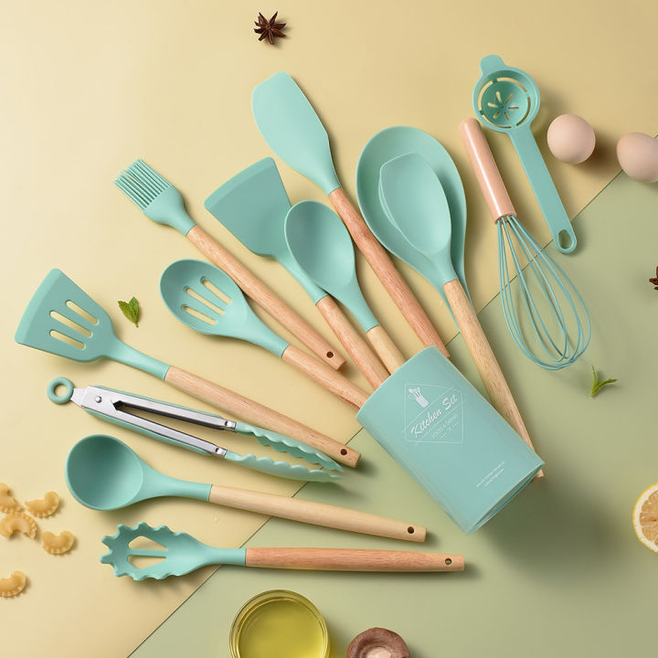 12PCS%20Food%20Grade%20Silicone%20Kitchen%20Cookware%20Utensils%20Turner%20Spatula%20Measuring%20Spoon%20Practical%20Cooking%20Tool%20Kitchenware%20Set%20-%20Image%204