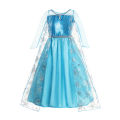 Girls Snow Queen Kids Costumes Girls Carnival Party Prom Gown Elsa Robe-Playing Children Clothing Princess Dress Birthday Dress.