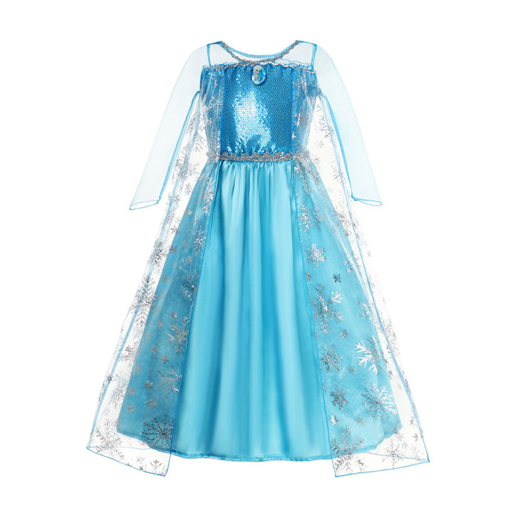 Girls%20Snow%20Queen%20Kids%20Costumes%20Girls%20Carnival%20Party%20Prom%20Gown%20Elsa%20Robe-Playing%20Children%20Clothing%20Princess%20Dress%20Birthday%20Dress%20-%20Image%203