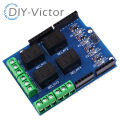 5V 4 Channel Relay Shield Module for Arduino UNO R3 Mega2560 Electronic 4 Way Four Channel Relay Control Expansion Board. 