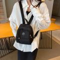 Nylon Ins Style Mini Backpack for College Commuting and Shopping Small Backpack for Leisure and Versatile Lightweight Backpack.