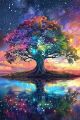 120/300/500/1000 Piece Tree of Life Wooden Jigsaw Puzzle for Adult Landscape Puzzle Educationa Toy Challenging Game Nights Fun. 