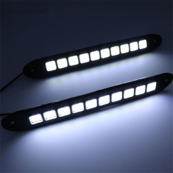 1/2pcs%20DRL%20COB%20Car%20LED%20Daytime%20Running%20Light%20White%20Waterproof%20Flexible%20Silicone%20Highlight%20Auto%20COB%20Lamp%20Car%20Exterior%20Accessories%20-%20Image%203