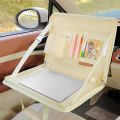 Car Seat Rear Storage Box Food Tray Cute Cartoon Car Steering Wheel Tray Folding Laptop Table Car Workbench Folding Storage Bag. 