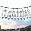 10-Pieces & 20 Pieces crystal Glass Prism with hanging hole for chandelier Home Deco wall Curtains windows. 