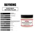Leather Filler Repair Filling Paste 60ml Natural Compound Leather Restoration Cream For Tears Crack Burns Holes Filler.