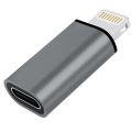 Type-C Female to Lightning Cable Adapter, Type-C to 8 Pin Male PD Fast Charging Converter Cord Data Sync Connector for i-Phone 13 12 11 AirPods iOS Device. 