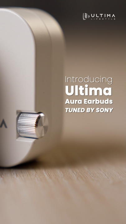 Ultima Aura Earbuds, Hi-Res Audio Certified with Sony LDAC, Multi-Function Rotating Crown with in App Customization, 6 Mic Crystal Clear Audio & Hybrid ANC up to 50 dB, App Support, Multi-Point Connectivity, (10 Mins = 180 Mins Playtime), 3D Audio, Bl 5.4