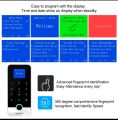 IP67 Fully Waterproof Fingerprint RFID Keypad Access Control System, 13.56MHz Wiegand 26 Metal Shell Access Controller, NFC Smart Phone Unlock for Home Safe, Outdoor Supported. 