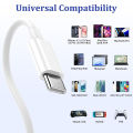 1-2Set 20W US USB C Port Quick Charger For iPhone 16 15 Pro Max Plus 3.3Ft USB C to Type C Charging Cable.