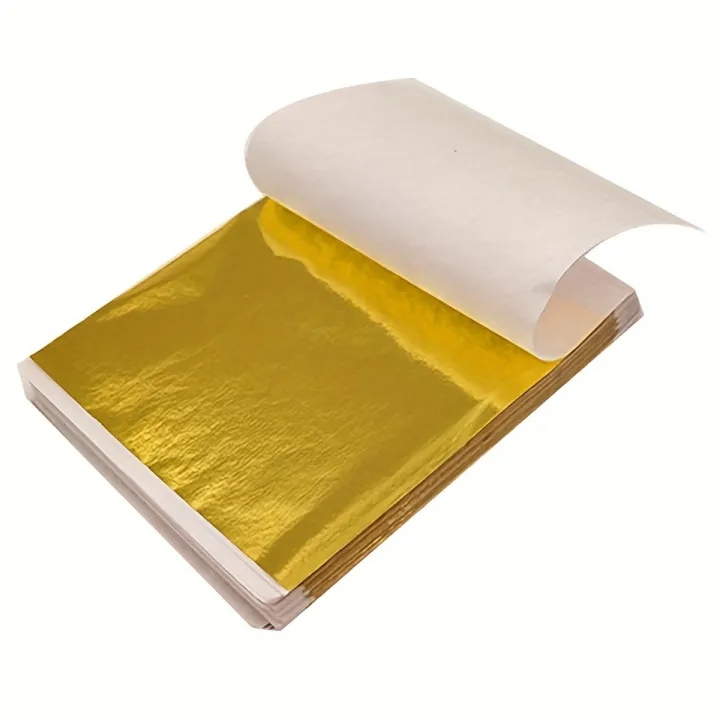 100pcs%20Imitation%20Golden%20Silvery%20Foil%20Paper%20Leaf%20Sheet%20Gilding%20DIY%20Art%20Craft%20Paper%20DIY%20Scrapbooking%20Craft%20Home%20Decorations%20-%20Image%203