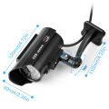 Dummy CCTV Camera Weatherproof Fake Surveillance Camera with Flashing Red LED Light CCTV Cam Theft Deterrent for Outdoor Indoor. 