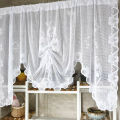 1PC woven butterfly style pull-out window screen, elegant and beautiful, suitable for kitchen and living room partitions. 