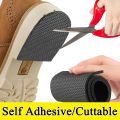 For Shoes Sneakers Patch Strong Self Adhesive Cuttable Grid Pattern Anti-slip Shoe Soles Stickers Anti Wear Silent Stickers Tape. 