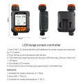 Rain Seer Large LCD Display Water Timer Waterproof IP65 Home Garden irrigation Rainfall Timer Automatic Controller System. 