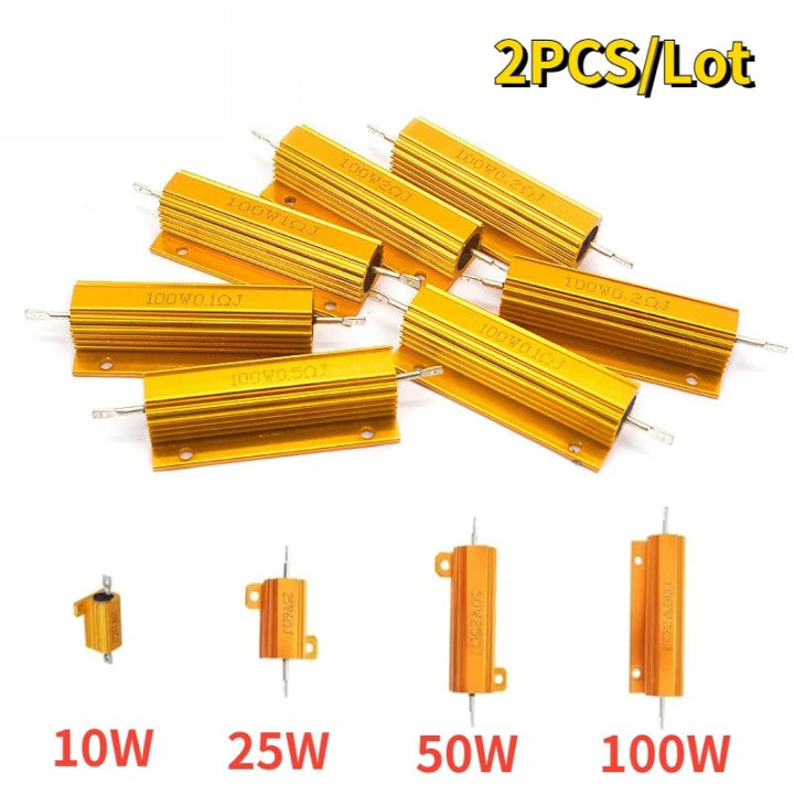2PCS%20Wirewound%20Load%20Resistor%2010W/25W/50W/100W%20Aluminum%20Case%204%CE%A9/6%CE%A9/8%CE%A9/0.1-10K%CE%A9%20for%20LED%20Turn%20Signal%20Power%20Resistance%20-%20Image%202