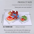 Dinosaur Teeth Toys, Biting Finger Dentist Games Tabletop Random Levels Simulation Model Triangular Dragon Double Crown Dragon. 