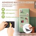 A4 Self-Adhesive Magnetic Sheets Fridge Magnets Flexible Rubber Magnet Sheets Mats for Refrigerator Crafts Photos Cutting Decor. 