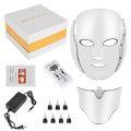 LED Face Mask 7 Color Face mask photon Therapy Light Therapy Skin Rejuvenation Therapy Wrinkle Acne Tighten Skin.