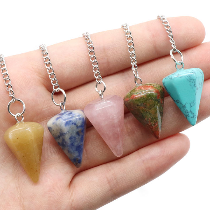 Natural%20Stone%20Quartz%20Agates%20Pendant%20Reiki%20Healing%20Cone%20Amethyst%20Charm%20Pendulum%20Pendants%20For%20Divination%20Dowsing%20Reiki%20Crystals%20-%20Image%204