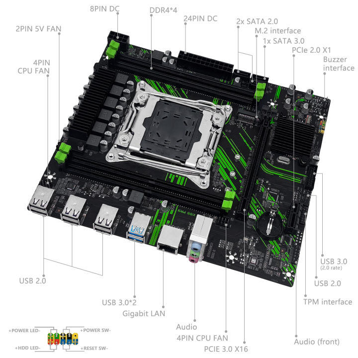 MACHINIST%20X99%20Motherboard%20X99%20PR9%20Support%20TPM2.0%20LGA%202011-3%20Intel%20Xeon%20E5%20V3&V4%20CPU%20DDR4%20RAM%20SATA/NVME%20M.2%20Slot%20USB3.0%20-%20Image%206