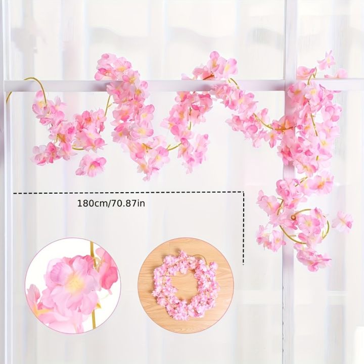 Artificial%20Sakura%20Flowers%20Vine%20Hanging%20Fake%20Floral%20Garland%20Home%20Garden%20Wedding%20Arch%20Party%20Cherry%20Blossom%20Wall%20Decor%20Arrangement%20-%20Image%205