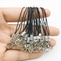 20/50Pcs Lobster Clasp Lanyard Strap Cord Mobile Straps Charm Nylon Key Ring Chain For DIY Jewelry Making Accessories. 