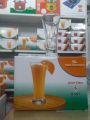 Clear Shorbot / Drinking Water Glass Set - 6 pcs set - W26/122T.