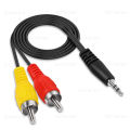 9.84ft/3M AV Cable For GB300/SF2000/FC Video Game Console Audio Video Cable Composite 3 RCA Copper For Gaming Accessories. 