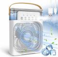 Portable Air Conditioner Fan Personal Cooler Desk Fan for Shop, Office, Kitchen, USB Powered Mini AC, Portable Humidifier Air Cooler Fan, Mini Cooler for Home (Mist Fan) with 3 Speed ​​Modes. 