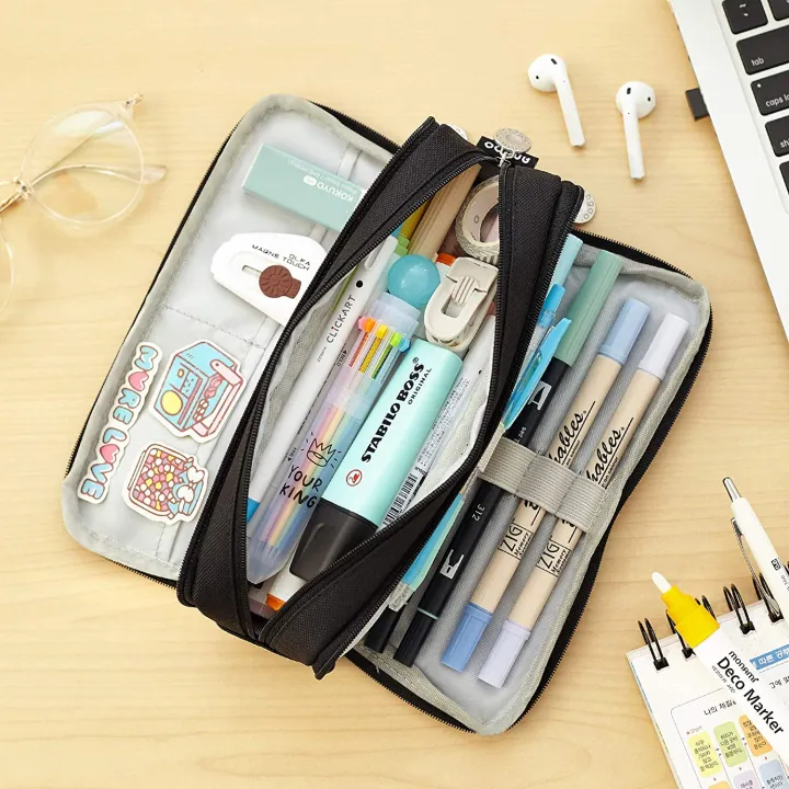 Pencil%20Case%20Large%20Capacity%20Pencil%20Pouch%20Aesthetic%20Pen%20Bag%20Office%20Stationery%20Organizer%20Simple%20Sturdy%20Multifunctional%20Pencil%20Bag%20-%20Image%206