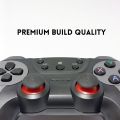 CM-029 2.4G Wireless Gamepad Controller with USB Receiver | Ergonomic Design, Vibration Feedback & Dual Joystick for PC, Android, TV Box & More. 