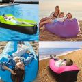 Sofa Outdoor Inflatable Sofa Beach Inflatable Sleeping Bag Foldable Inflatable Bed Camping Bed Air Mattress Camping Equipment.